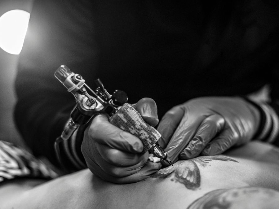 Tattoo artist studio